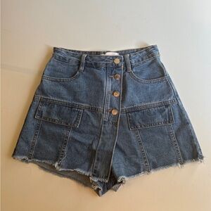 Denim Skort